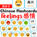 Chủ đề số 2: Flashcard tiếng Trung feelings Cảm xúc [PDF]