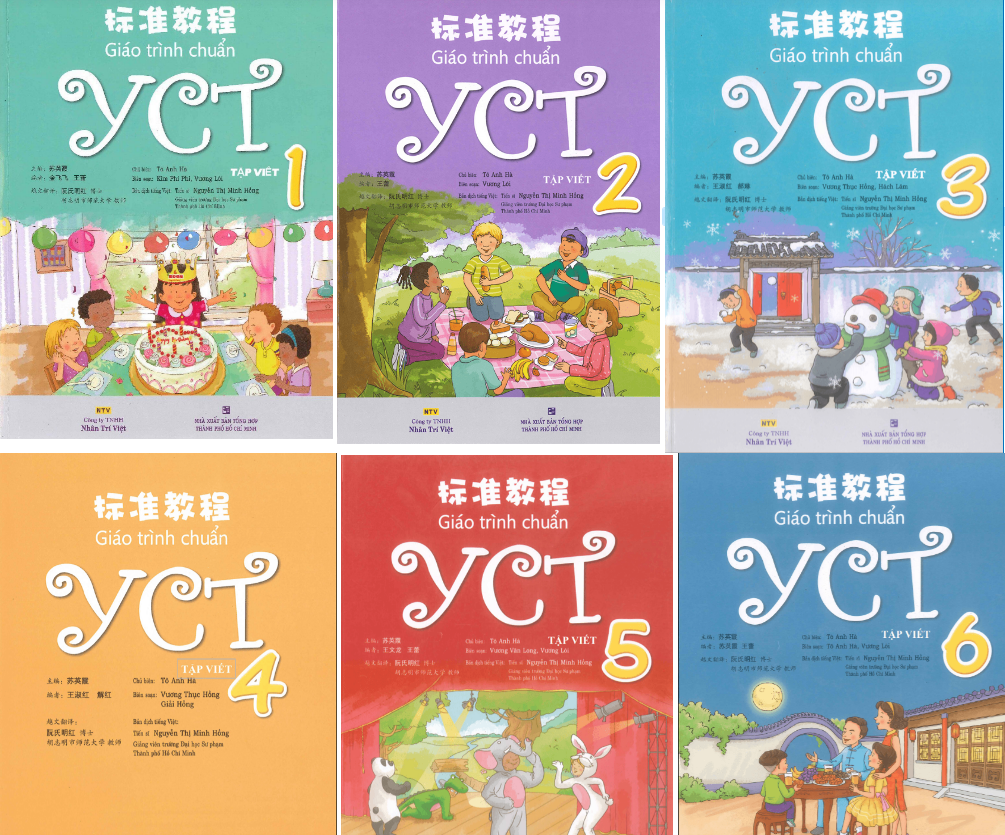 Combo 6 cuốn Tập viết chữ Hán – Soạn theo Giáo trình chuẩn YCT 1 Combo 6 cuốn Tập viết chữ Hán – Soạn theo Giáo trình chuẩn YCT